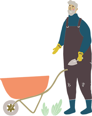 Summer veg box couple